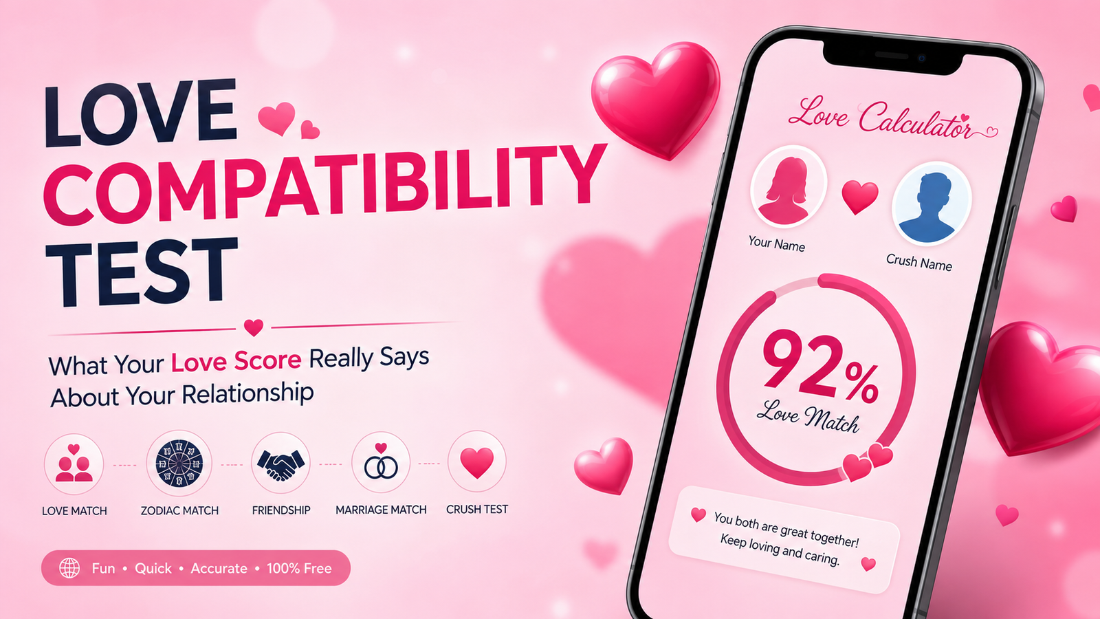 Love Compatibility Test: What Your Love Score Really Says About Your Relationship